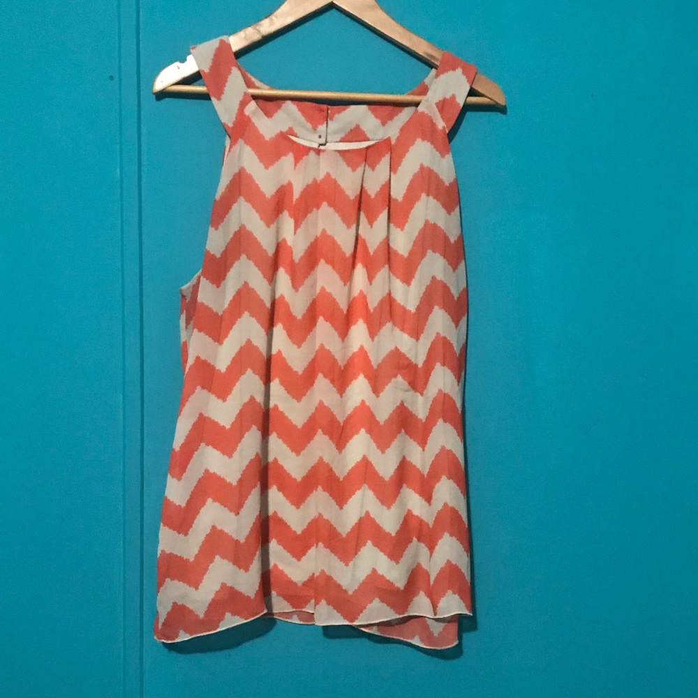 Maurice’s 2X Blouse chevron tank